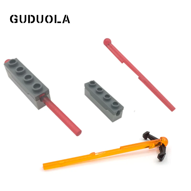 Кирпич Guduola 1x4 с механизмом стрельбы пружиной 15400 стрелка Дротика 19020 8 для