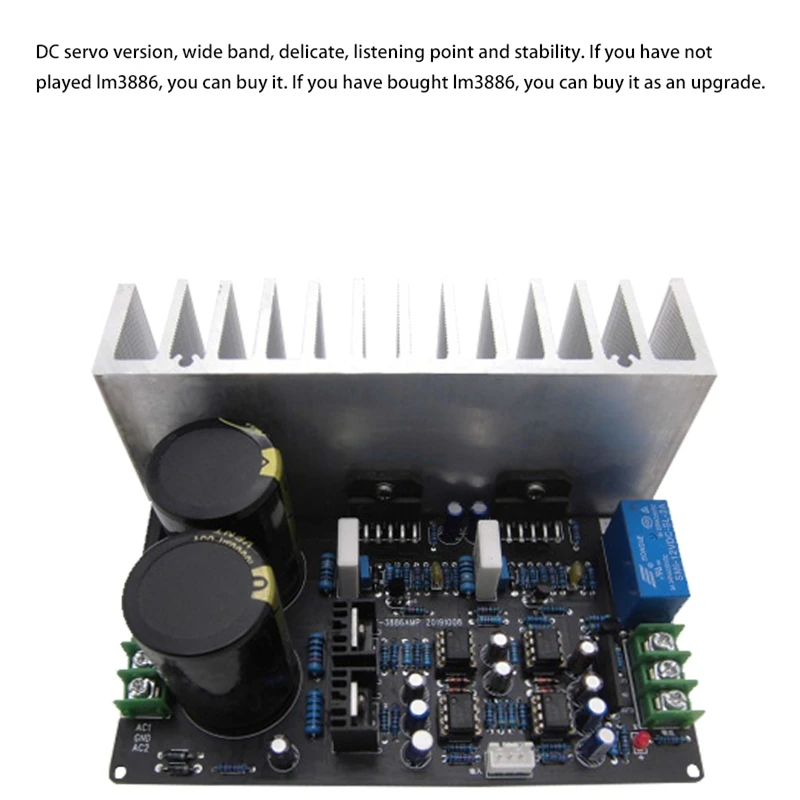 

Lm3886 Audio Speaker Power Amplifier Board High Power DC Servo DIY Power Amplifier Board Kit 7293LM1969