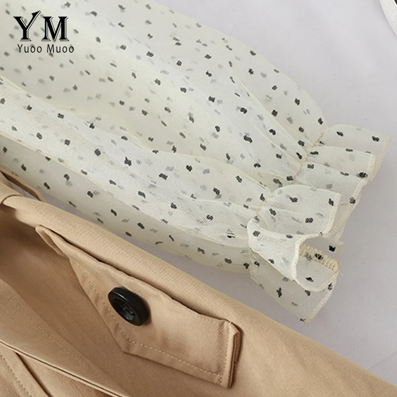 YuooMuoo Женская модная куртка платье женское 2019 осень с пышными рукавами деловое