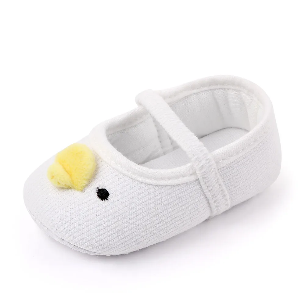 Мягкие кроссовки для новорожденных милые эластичные закрытые Нескользящие с