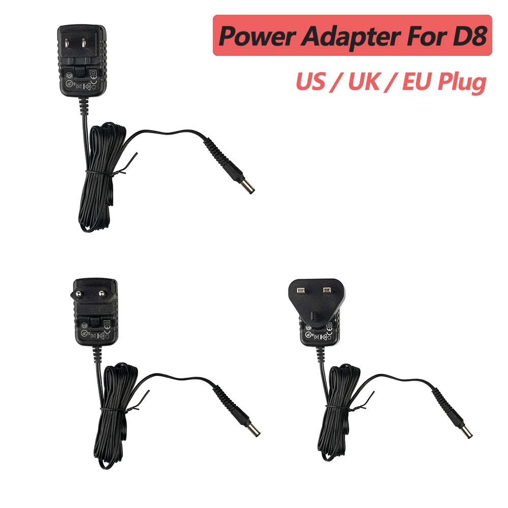 

Professional Haircut Machine Adapter EU/US/UK Plug Fast Charger Clipper Power Adapter For D8 Hair Trimmer Cordless Trimmer
