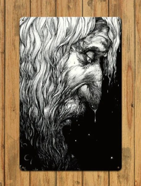 

Metal Tin Sign old man Decor Bar Pub Home Vintage Retro Poster