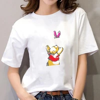 t shirt women harajuku hip hop streetwear tshirts fashion new winnie the pooh t shirt girls short sleeve pooh bear