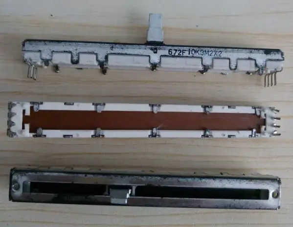 5 шт. микшер фейдер 75 мм Двойное сопротивление переключатель потенциометра