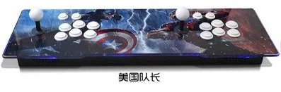 Captain America Pandora Box 9 1500 игра в одной встроенной аркадной/2D видео игры HD качество подключения PS3 tv и другой игровой консоли - Цвет: Captain America