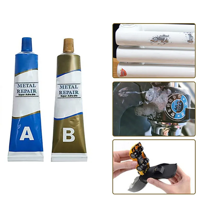 2 шт ремонтный клей Промышленные поставки многоразовые двойные трубы отливка