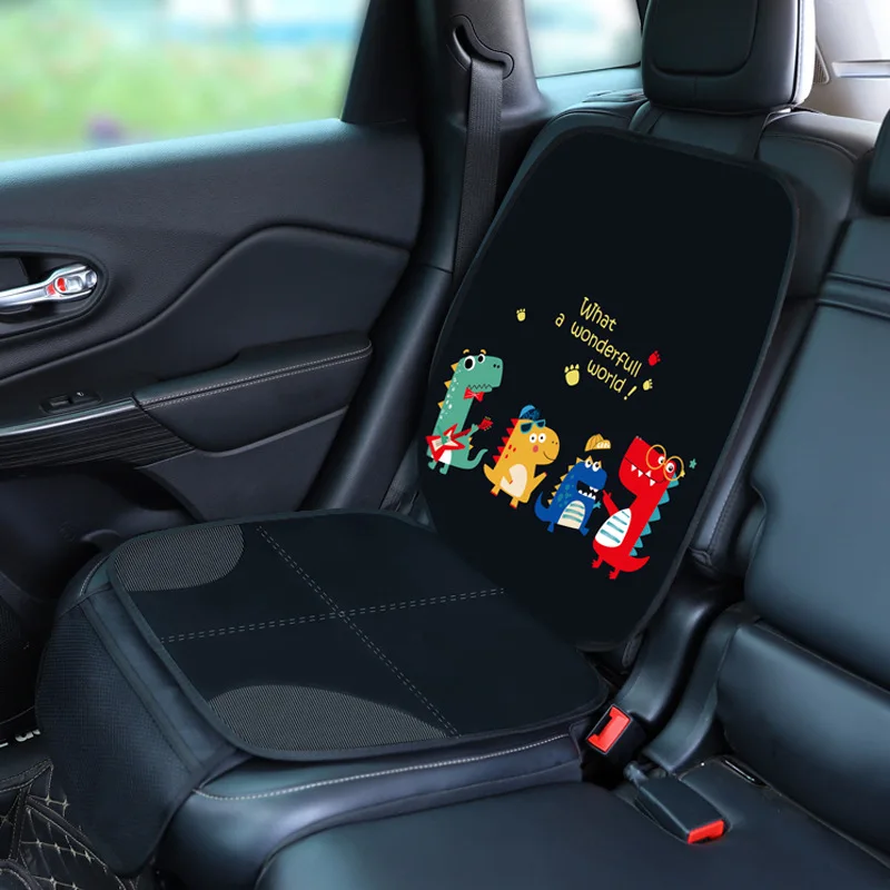Чехол для автомобильного сиденья из искусственной кожи, защитные коврики для автомобильного сиденья, защитный коврик для детского сиденья,... от AliExpress WW