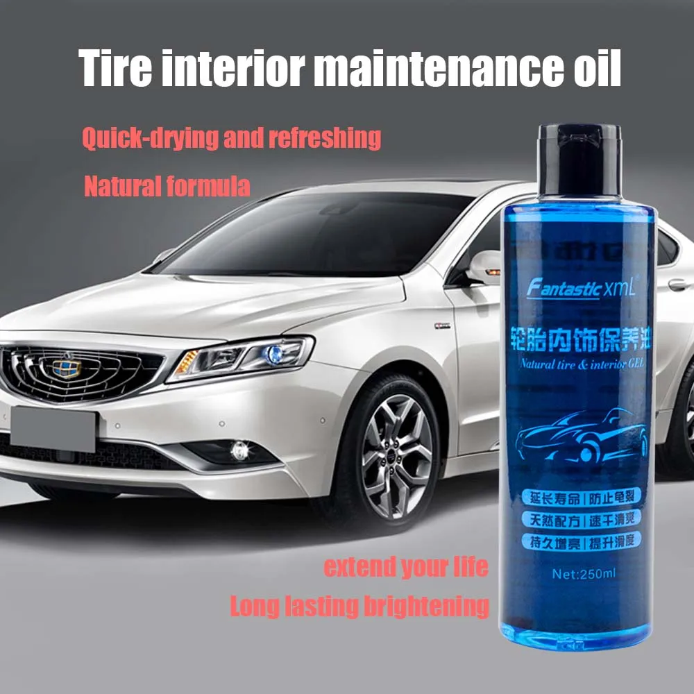 

250ML Tire Retread Tire Interior Maintenance Oil Car Interior Dashboard Car Tire Cleaning And Beauty