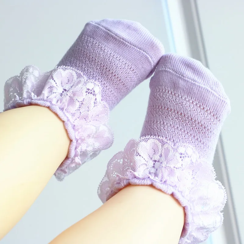 

Infant Baby Girl Short Socks Summer Frilly Lace Socks Ankle Sock Princess Socks for 6 Month to 5 Years Girls Baby Accessories