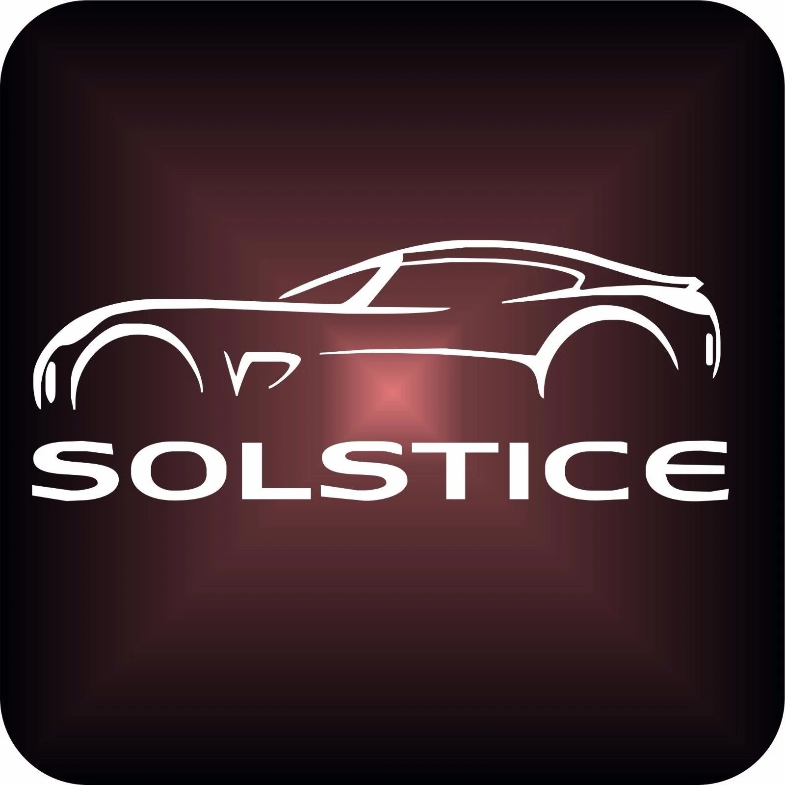 Для (2 шт.) виниловая наклейка PONTIAC SOLSTICE Автомобильный логотип бампер для окна 16x6