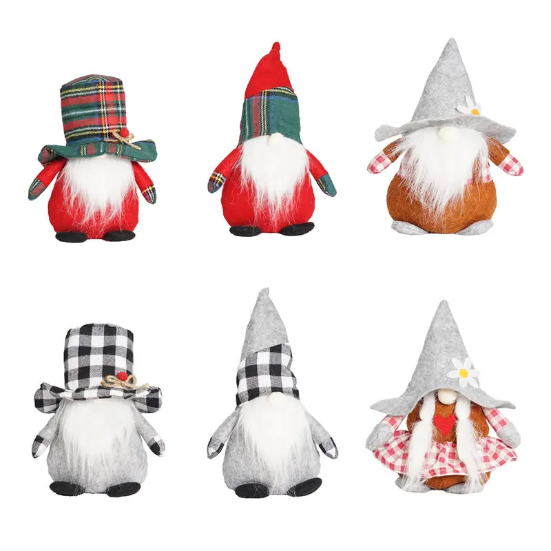 

Christmas Decorations For The Elderly In The Forest Without A Face Doll Sitting Posture Doll Gift For Children abc213