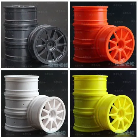 Ступица колеса 1/10 дюйма для внедорожника 4 шт. 1 9 HSP Tamiya HPI Kyosho TT02 94122 94123 D4 CS 910|car wheel