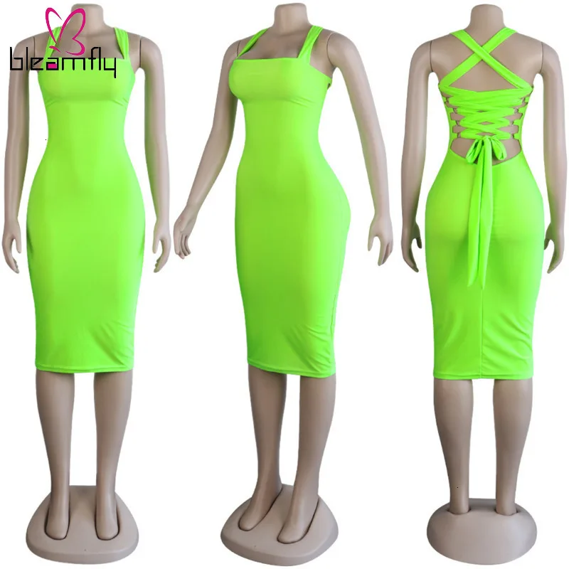 Сексуальное облегающее платье миди с открытыми плечами 2019 без бретелек