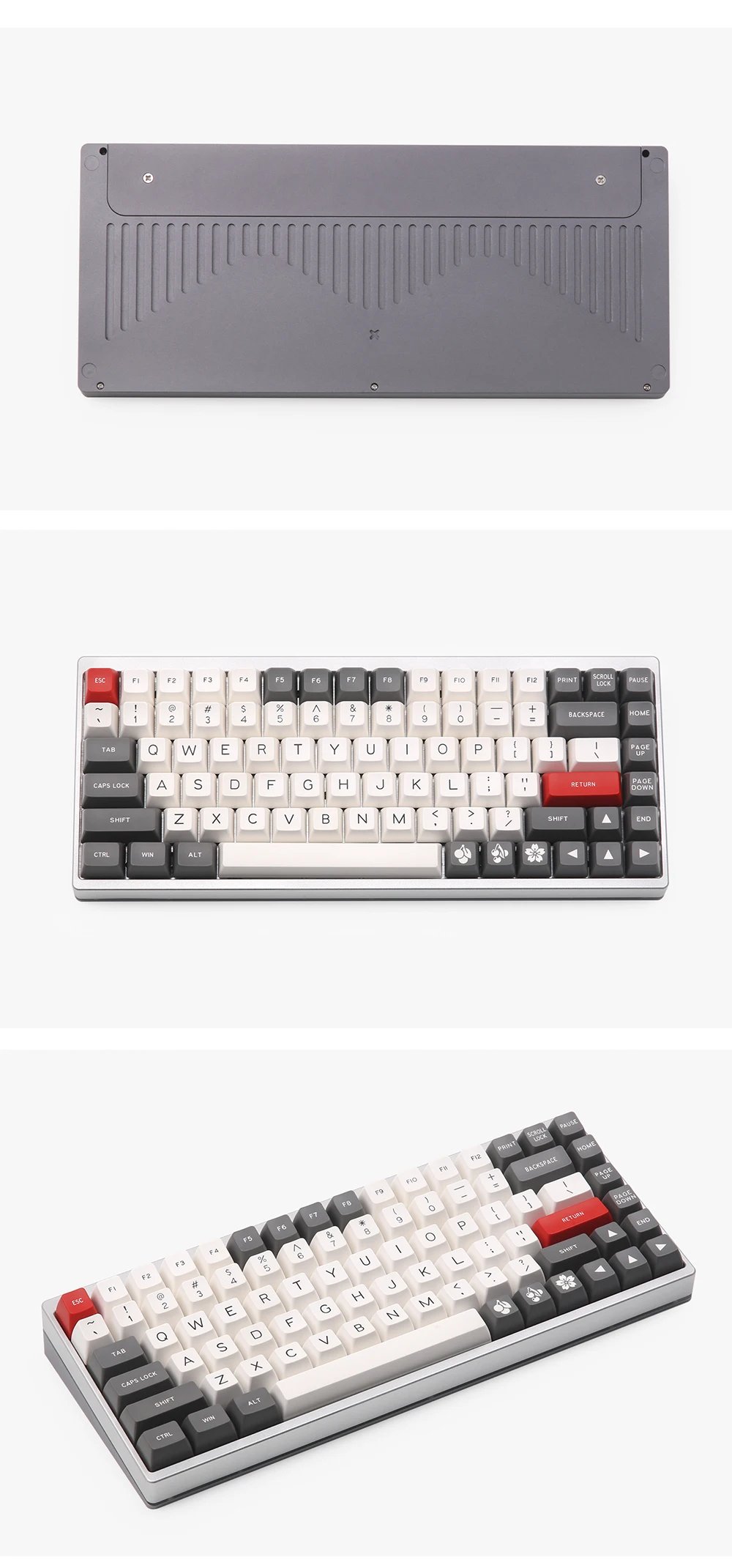 KBDfans KBD75 V2 Пользовательские DIY kit без колпачков для mx механическая клавиатура