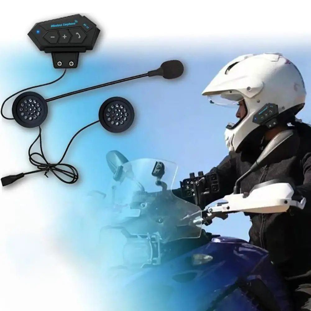 Мотоциклетный шлем Bluetooth гарнитура стерео беспроводные наушники мотор скутер
