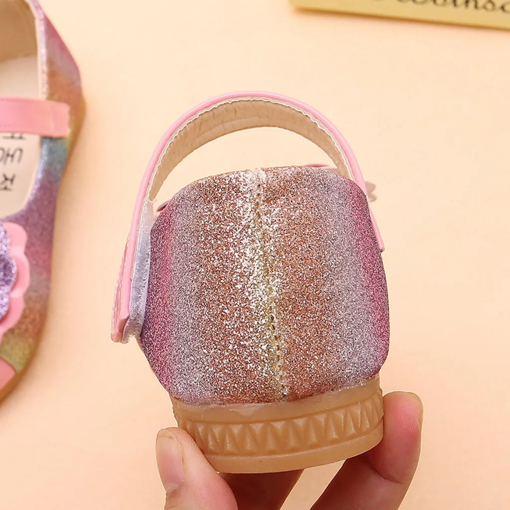 Kids Shoes For Girls Shoes Children Kids Casuals Shoe Baby Girl Pearl Bowknot Bling Single Princess Casual Shoes Zapatillas Nino