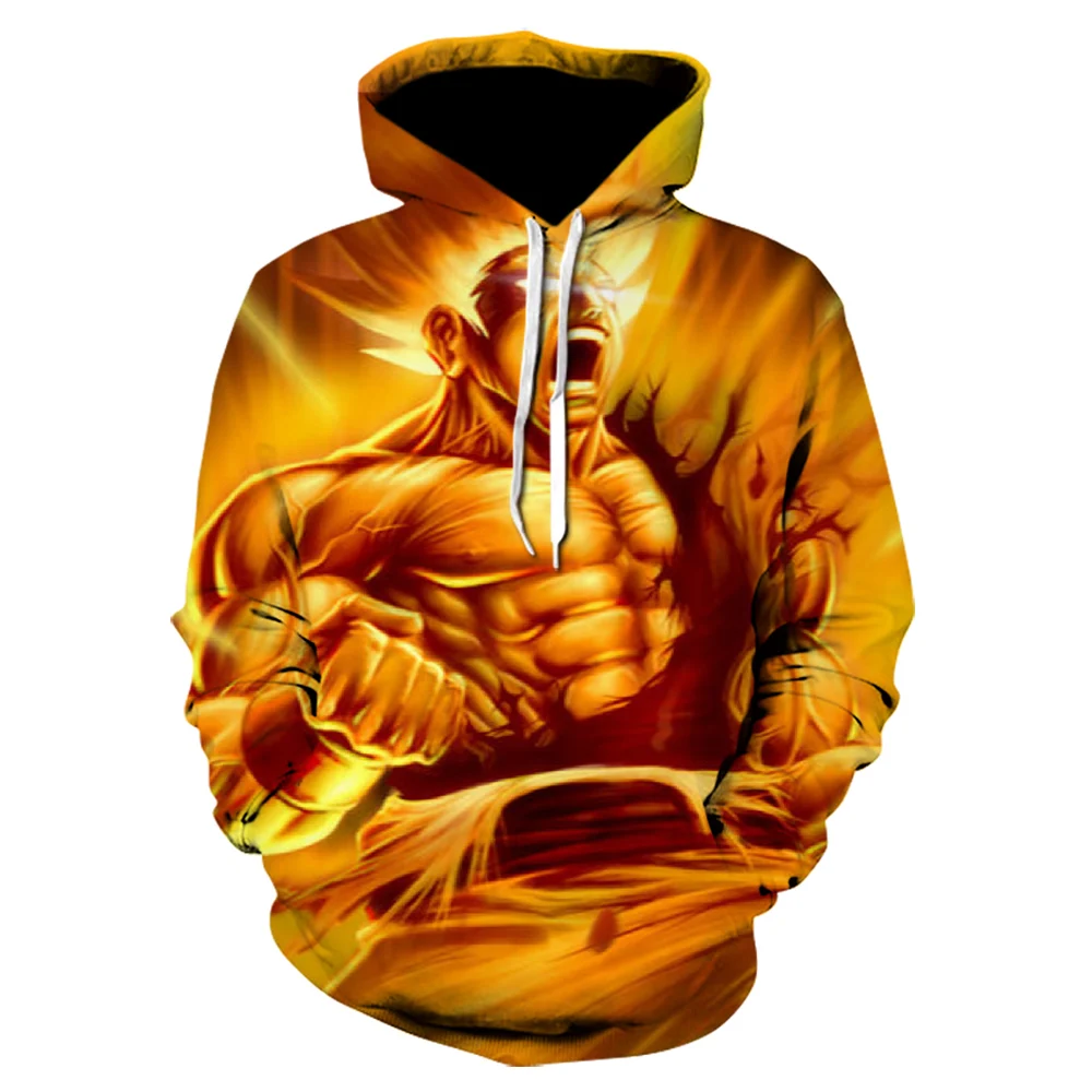 WE-729 Лидер продаж поступление популярные Dragon Ball Z Kakarotto Goku 3D толстовки с принтом для мужчин и женщин толстовки с капюшоном в стиле хип-хоп Пуловер с карманами - Цвет: WE-729
