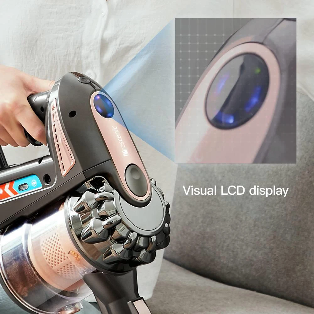 Портативный беспроводной пылесос 15000Pa с циклонным пылесборником для дома Proscenic P8