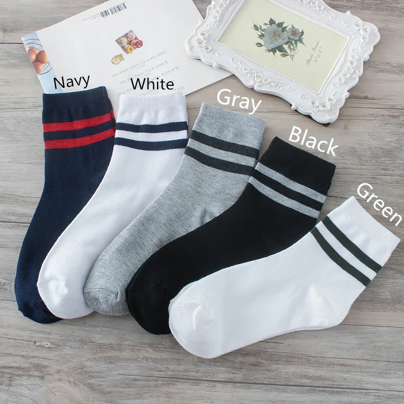 Женские носки забавные и милые популярные удобные унисекс полосатые Дышащие для