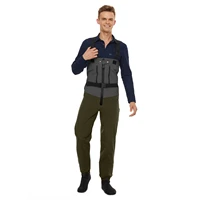 fashion mens fishing chest waders waterproof breathable one piece pants with neoprene socks for enjoy fishing