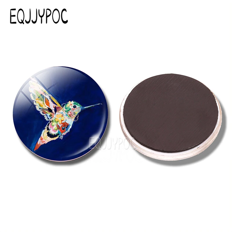 30 мм ручной работы декоративные магниты для холодильника синий магнит