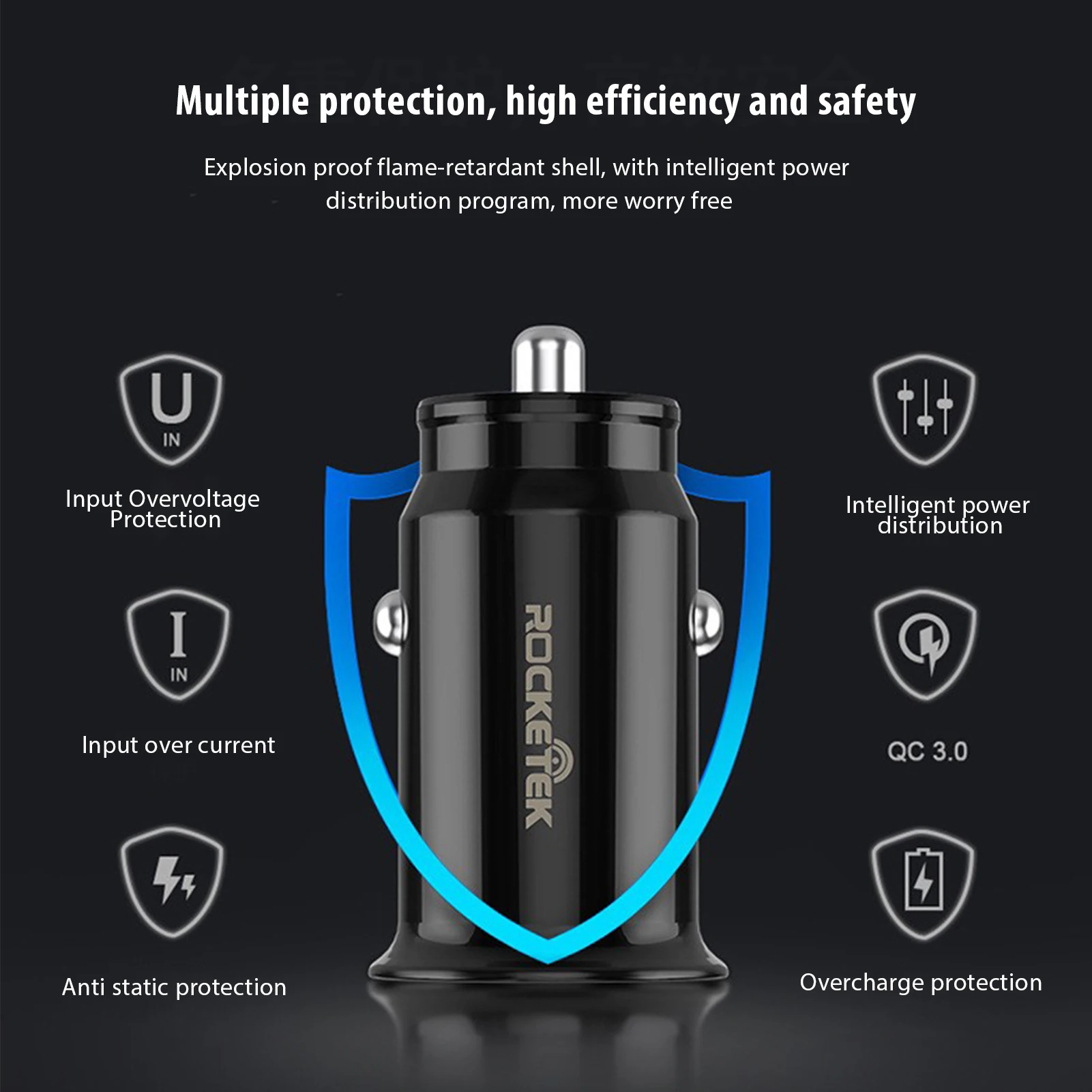 

Car Charger Adapter Ultra-compact Vehicle Phone USB Adapter Automotive Electronic Accessories Drop Shipping