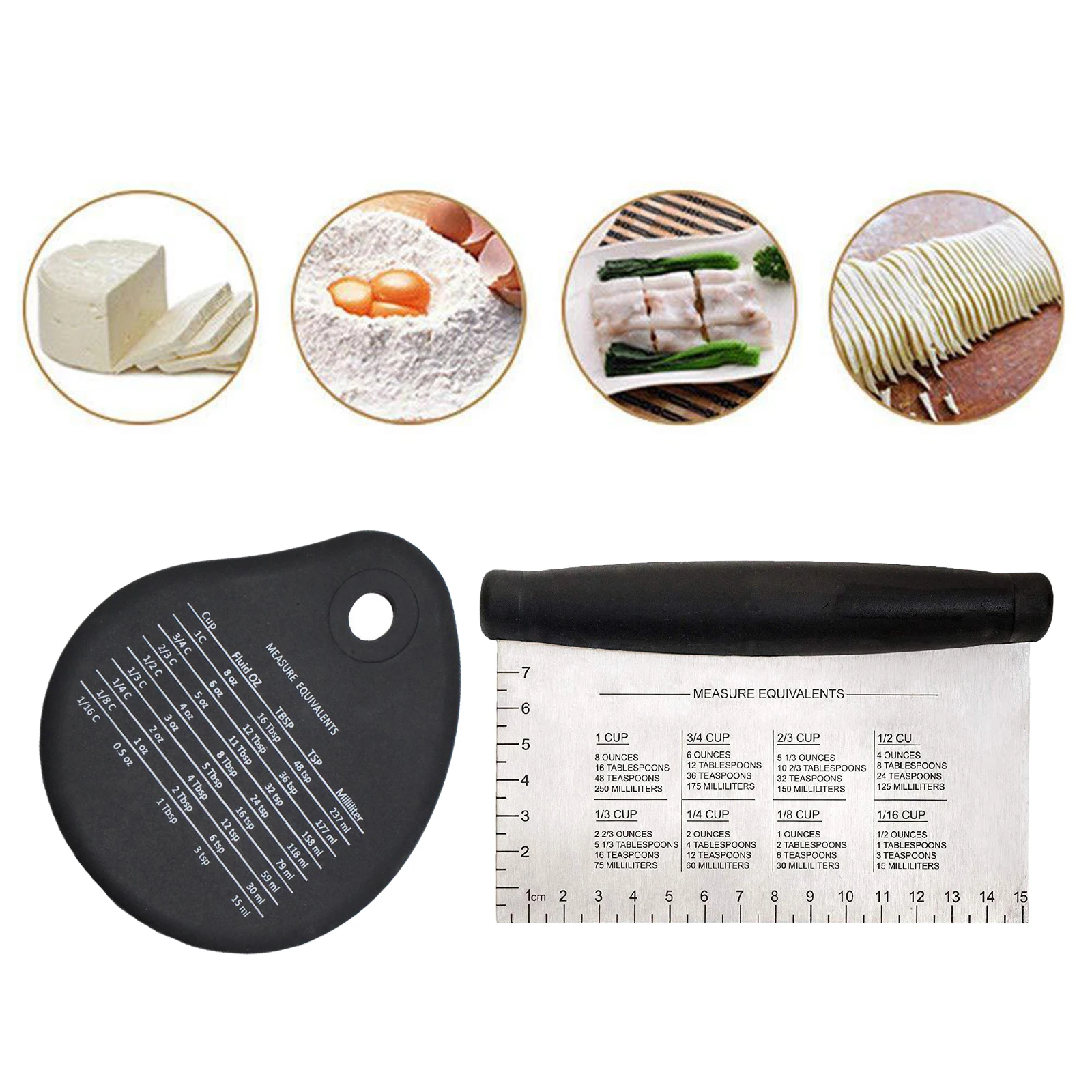 Резак для теста пиццы скребок точные весы резак из нержавеющей стали