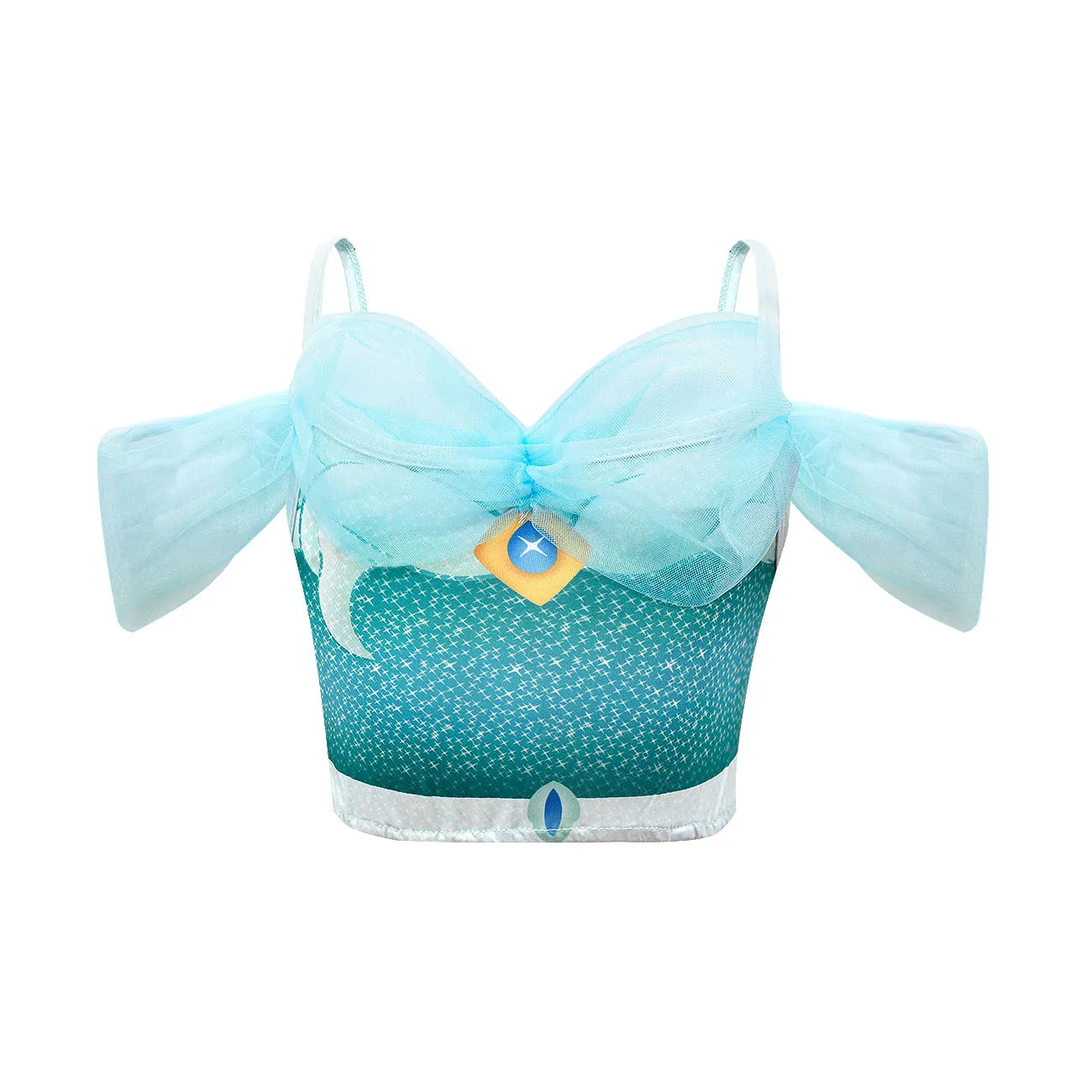 Костюм принцессы для косплея девочек Детский костюм из топа и брюк в стиле