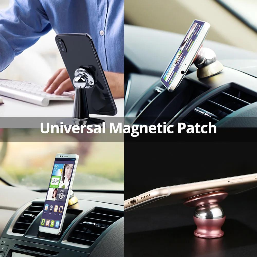 ANMONE Universal Magnetic Car Phone Holder Metal Plate Magnet Stand Iron Sheet Sticker For Mobile Phone Holder Car Stand Mount