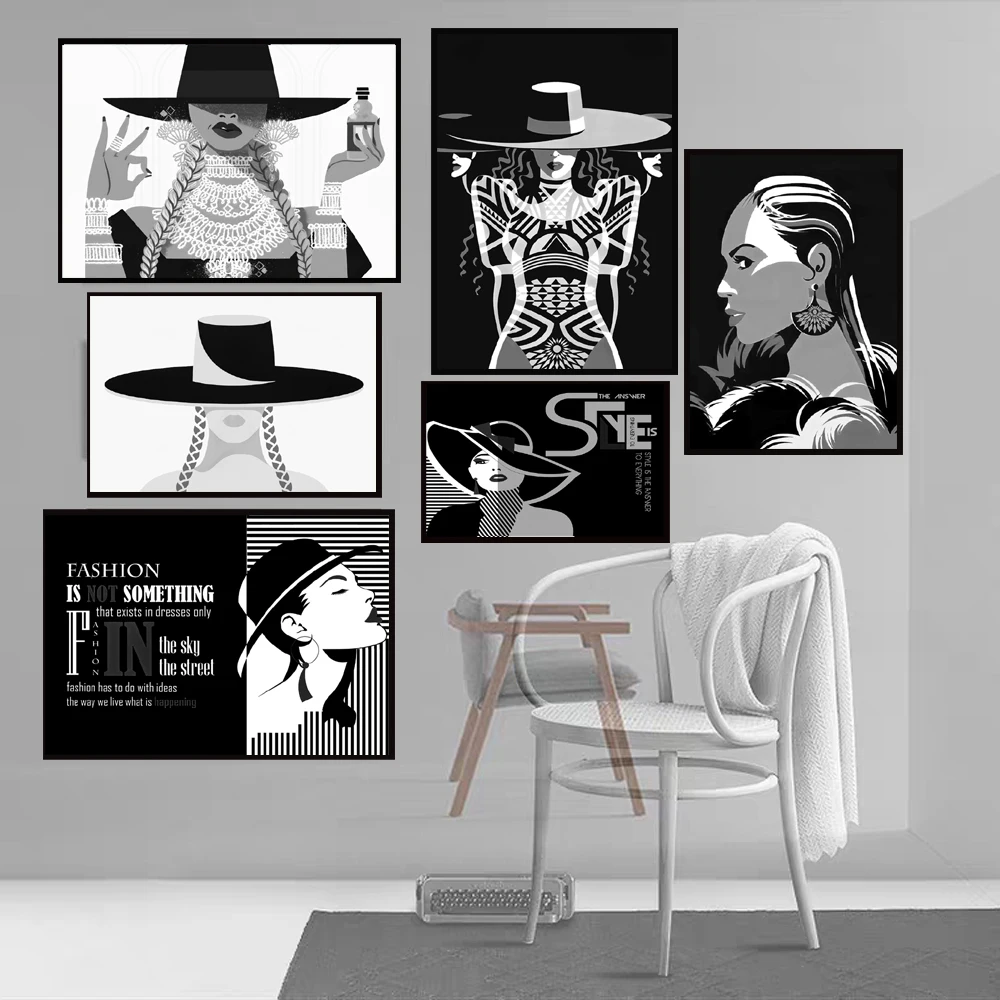 Настенные картины плакаты принты Картина на холсте винтажные модный плакат для