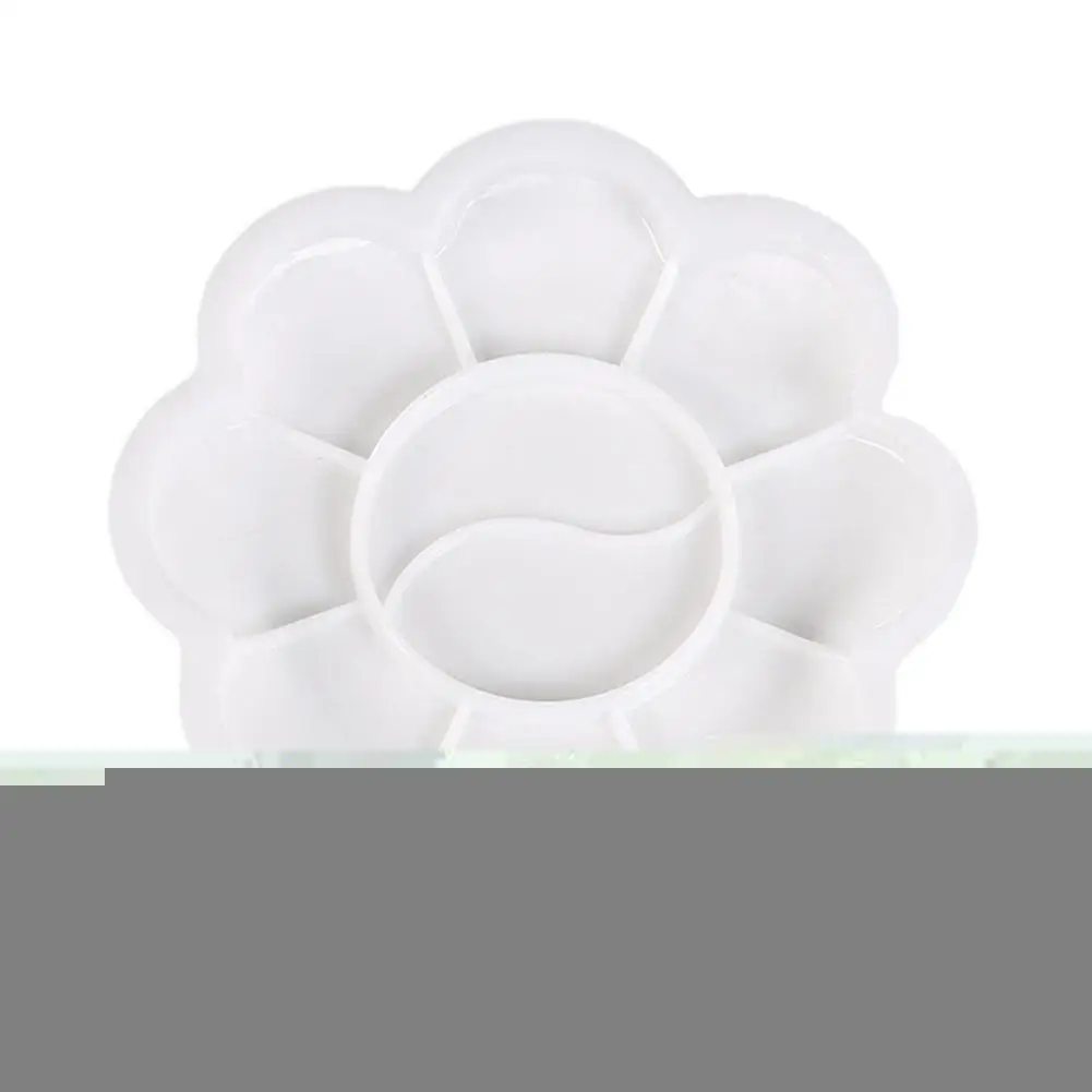 

1 pc Paint Palette Tray Round Plastic Watercolor Mixing Craft DIY Palette Pigment Art Supplie Tray Kids Painting Plastic Pa Z5K5