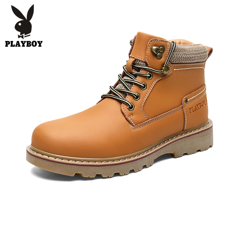 

PLAYBOY New Men's Outdoor Hiking Shoes Mountaineer Climbing Sneakers Waterproof Tactical Hiking Shoes Men Camping Walking Boots