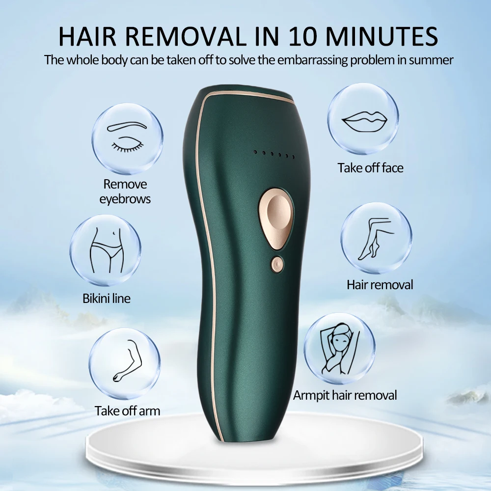 Домашний депилятор лазерный мини-эпилятор система IPL для постоянного удаления