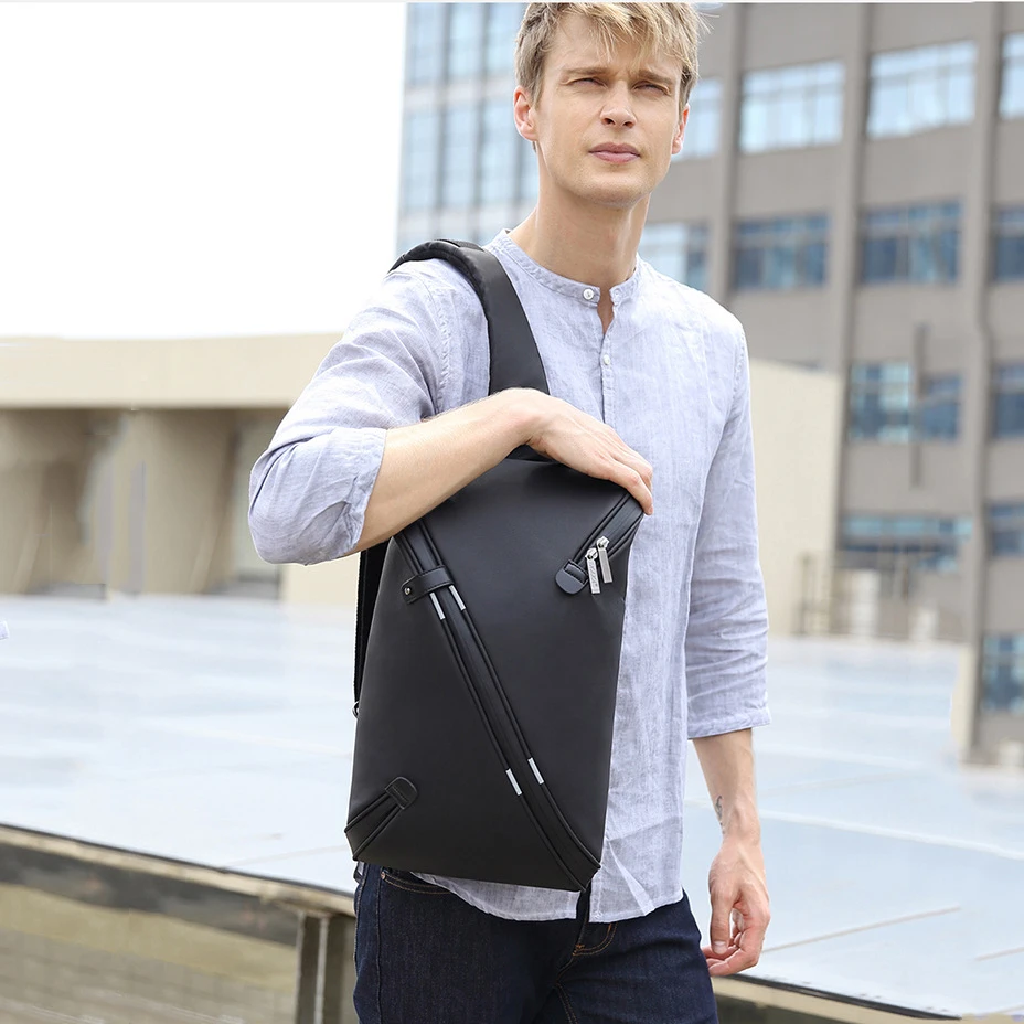 KAKA брендовые дизайнерские унисекс Мужские модные сумки мессенджеры расширяемые