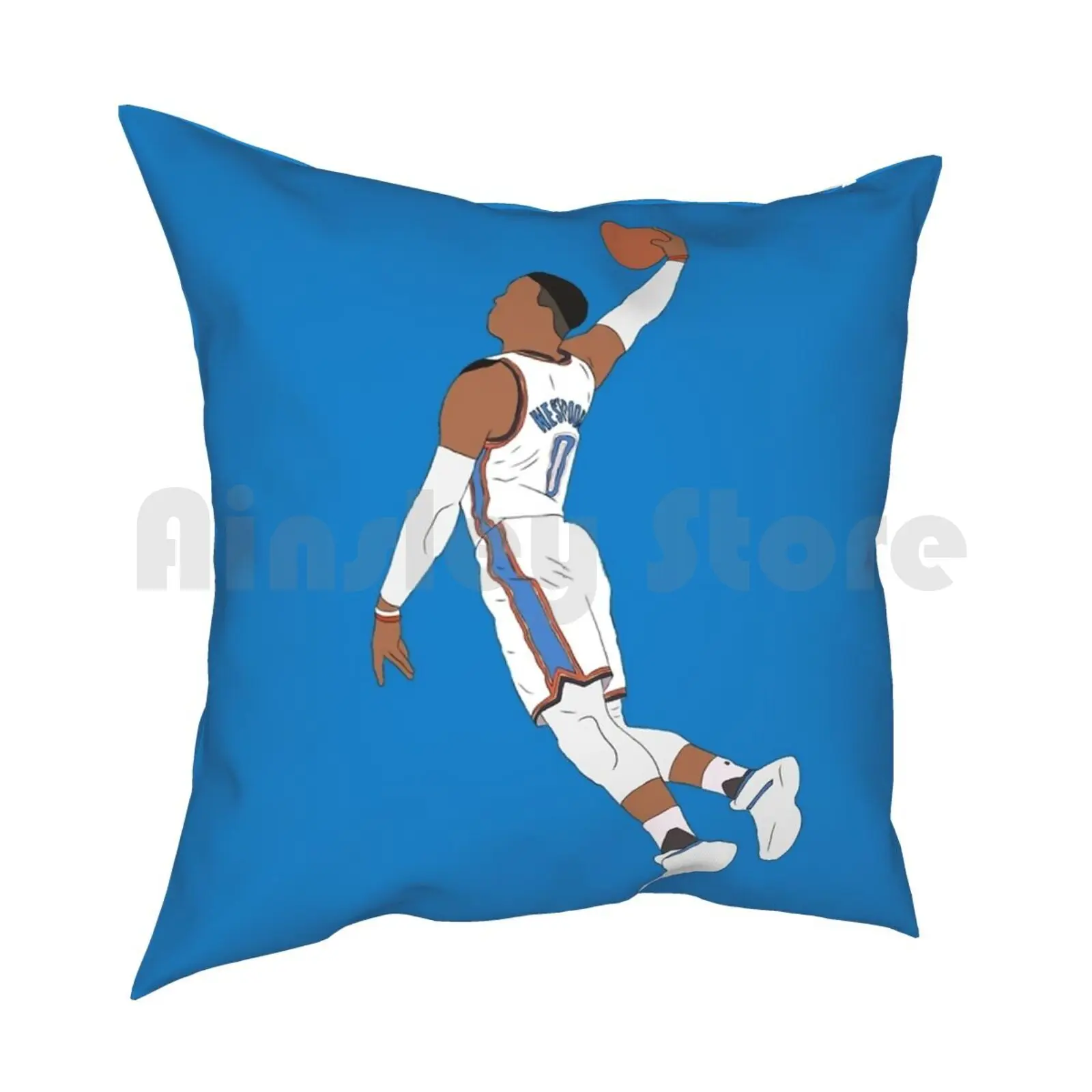 Рассел Вестбрук наволочка с принтом домашняя мягкая Спортивная для баскетбола