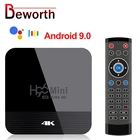 H96 мини H8 Android 9,0 Smart TV Box, 2 Гб оперативной памяти, 16 Гб встроенной памяти, RK3328A 2,45G Wi-Fi 4K Youtube Media Player BT4.0 4K H96Mini Декодер каналов кабельного телевидения Google Play