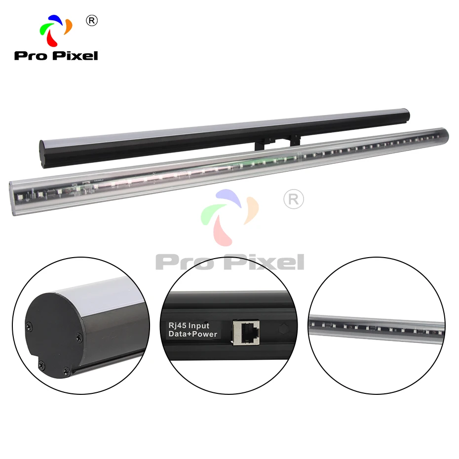 Светодиодная Пиксельная Трубка 16 шт. светильник с 1 шт. контроллером 40* SMD5050 RGB/FC высокоэффективный светодиодный s для dj светильник, Свадебный светильник, сценический светильник