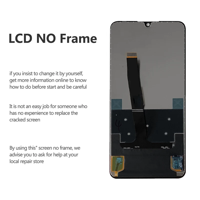 Оригинальный ЖК дисплей 6 15 &quotдля Huawei P30 Lite экран с рамкой и сенсорной панелью