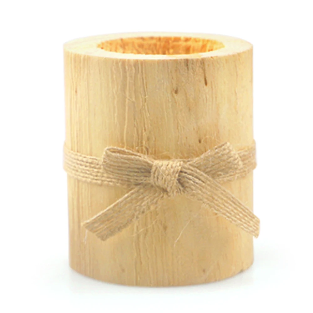 Wooden Flower Holder Potted Ornament Desktop Flowers Pine Candle Bonsai Container Garden Plant Pot Groot Flowerpot | Дом и сад