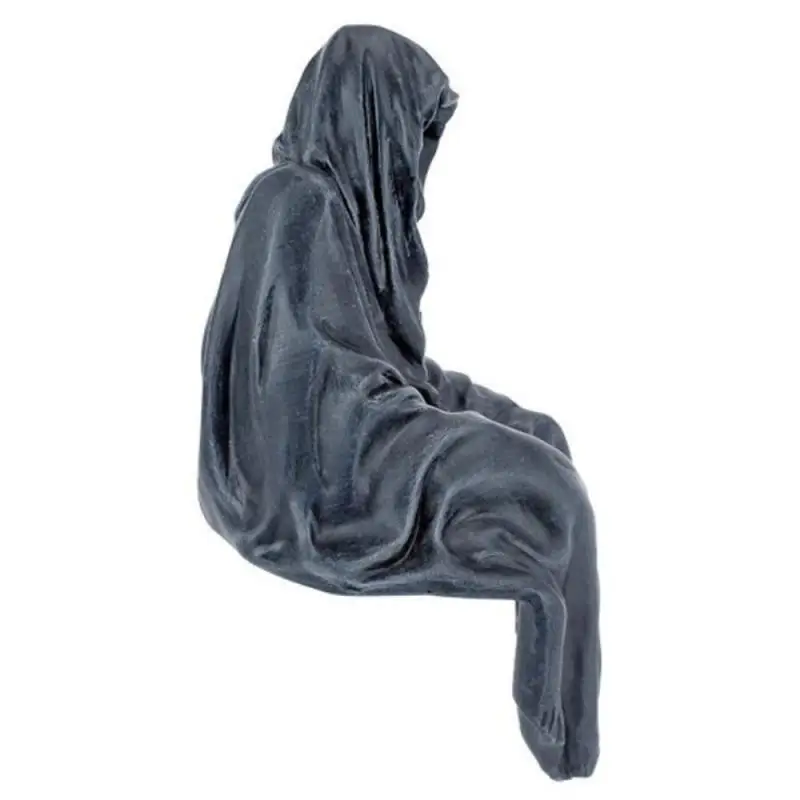 

Garden Sitting Resin Statue Creeper Reaper Gothic Sculpture Yard Art Desktop Crafts Figurines Ornaments For Outdoor Home Offices