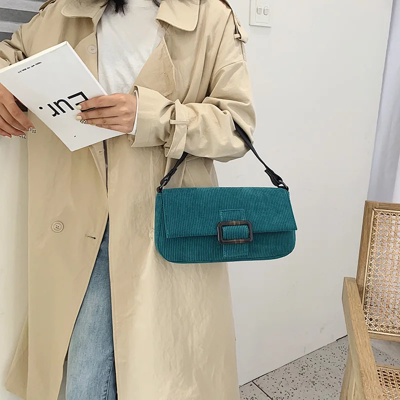 Fililuk Small Women Bag Fashion Corduroy Shoulder Korean Style Square Handbag Scrub Crossbody BIW384 PM49 | Багаж и сумки