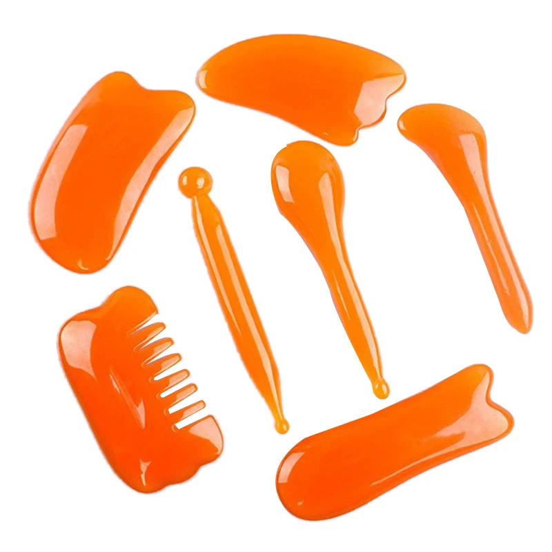 Набор массажных инструментов Gua Sha ручная работа скребковая доска Guasha для