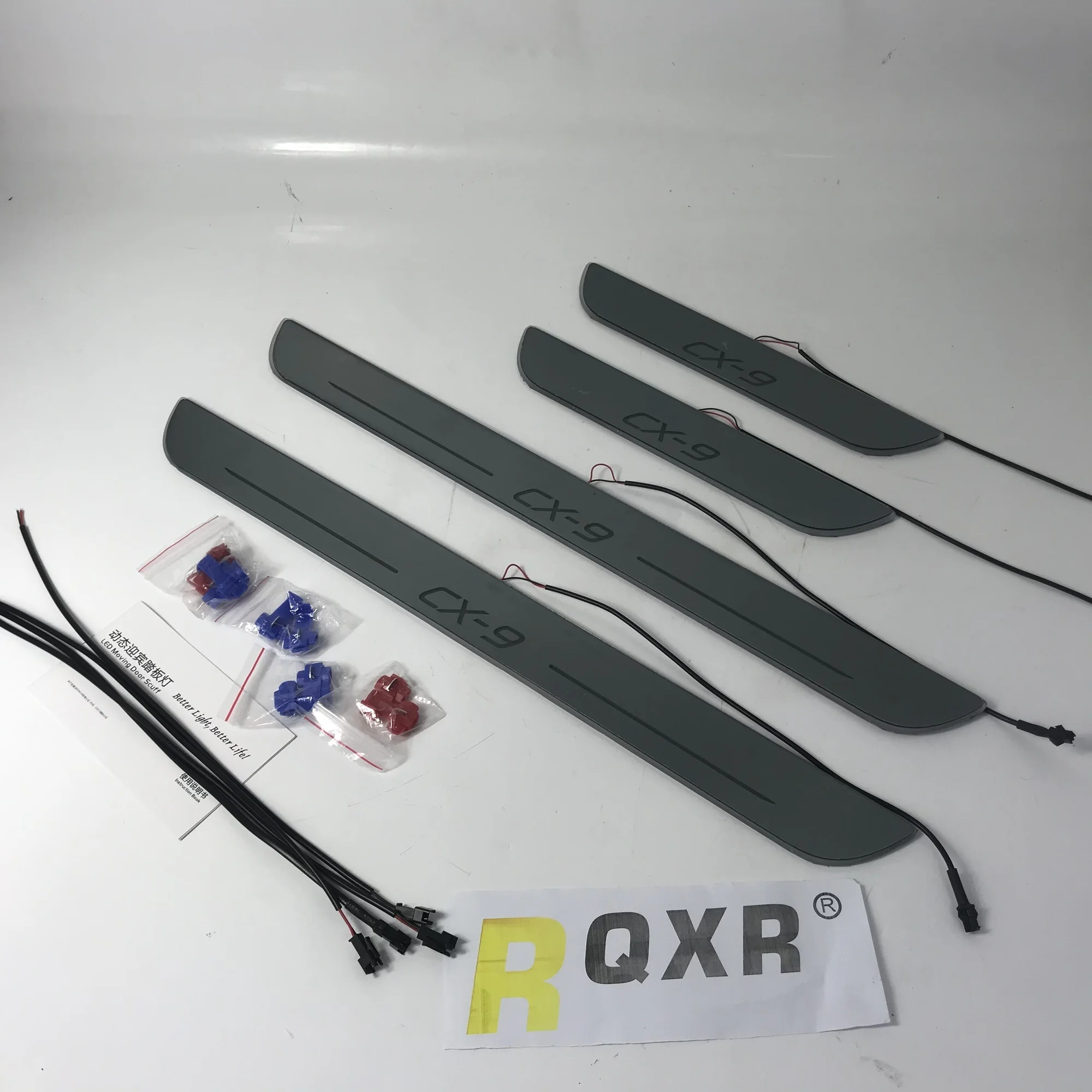 Led Door Scuff for Mazda CX-9 Sill Plate Flat Lining Overlay Flowing/Still Light | Автомобили и мотоциклы