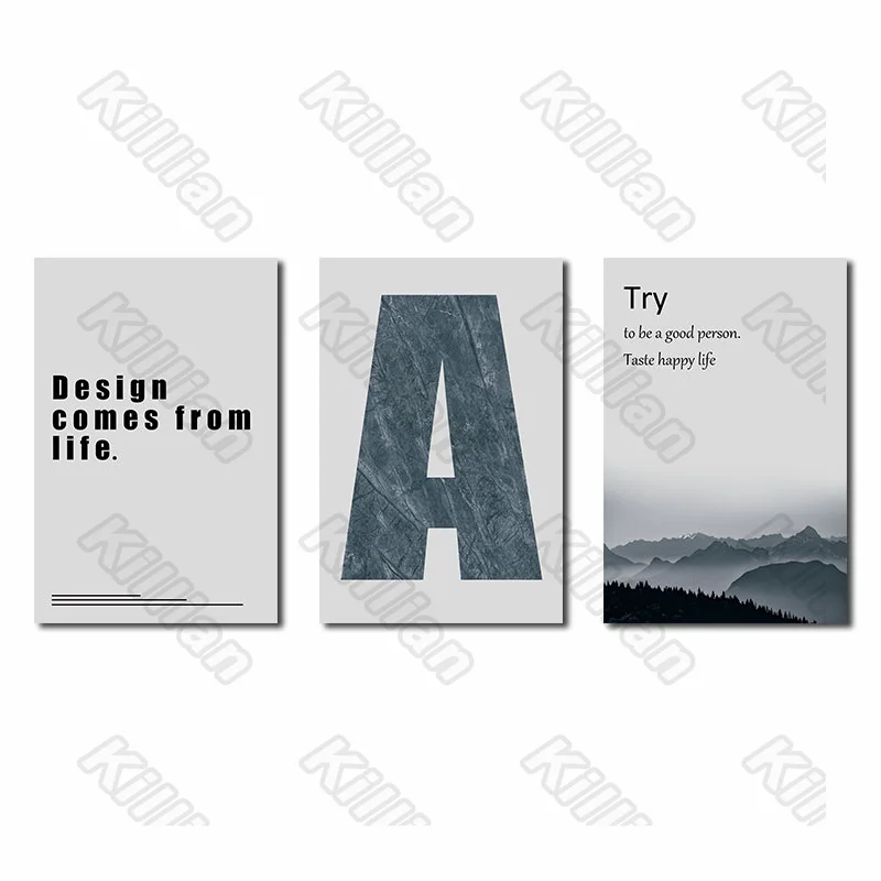 

Design Style landscape Frameles Poster Home Residential Bedroom Decoration Living Room Try Canvas Painting Hd Print Fresco