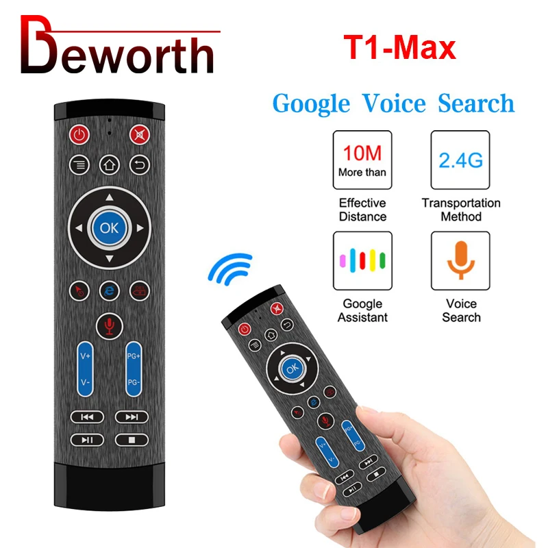Беспроводной пульт дистанционного управления T1 Max 2 4 ГГц Воздушная мышь гироскоп