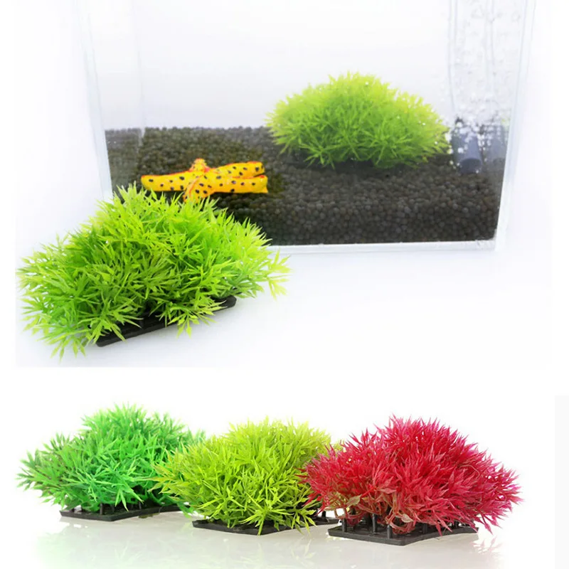 

12x7cm Aquarium Imitated Water Plant Waterweeds Fish Tank Decorations Aquatic Plant Fish Pet Supplies