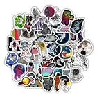 103050 шт Мультяшные астронавт освоения космоса дневник Водонепроницаемый граффити ноутбука гитара игрушка стикер украшения оптом