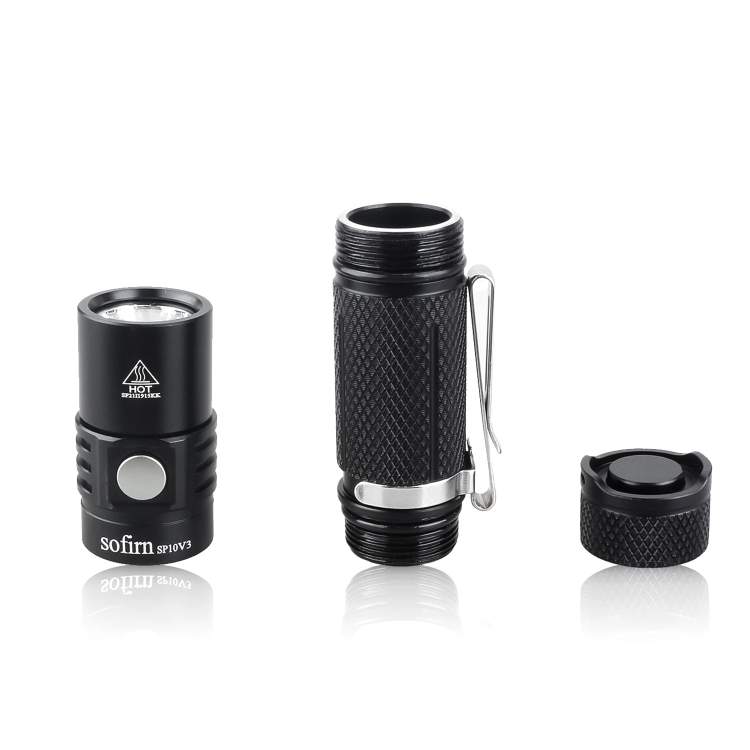 Sofirn SP10 V3 Mini LED Flashlight 1000lm LH351D Portable 14500 AA Flashlights EDC Torch with Dual Switch | Лампы и освещение