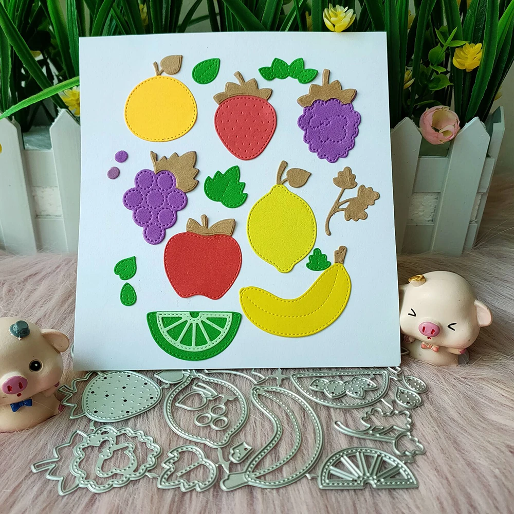 

New Fruits metal cutting die mould scrapbook decoration embossed photo album decoration card making DIY handicrafts