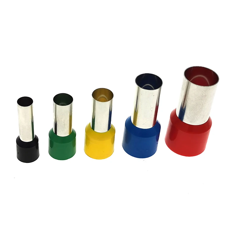 10/5 шт. светодиодные трубки изолированный конец шнура обжимных разъёмов